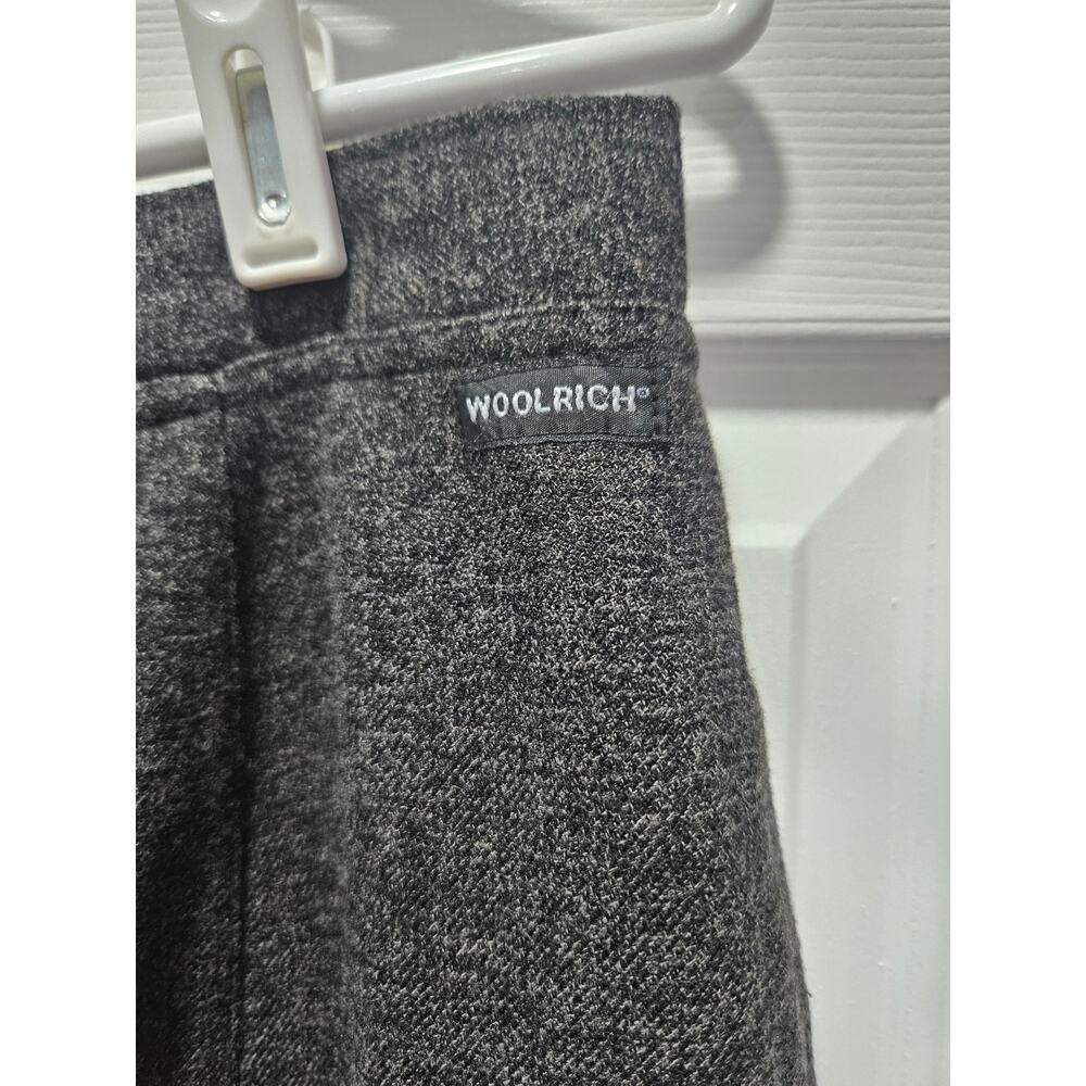 Woolrich Maxi Skirt 14 Onyx Heather 35" Modest Long Dark Academia Quiet Luxury - Picture 3 of 6